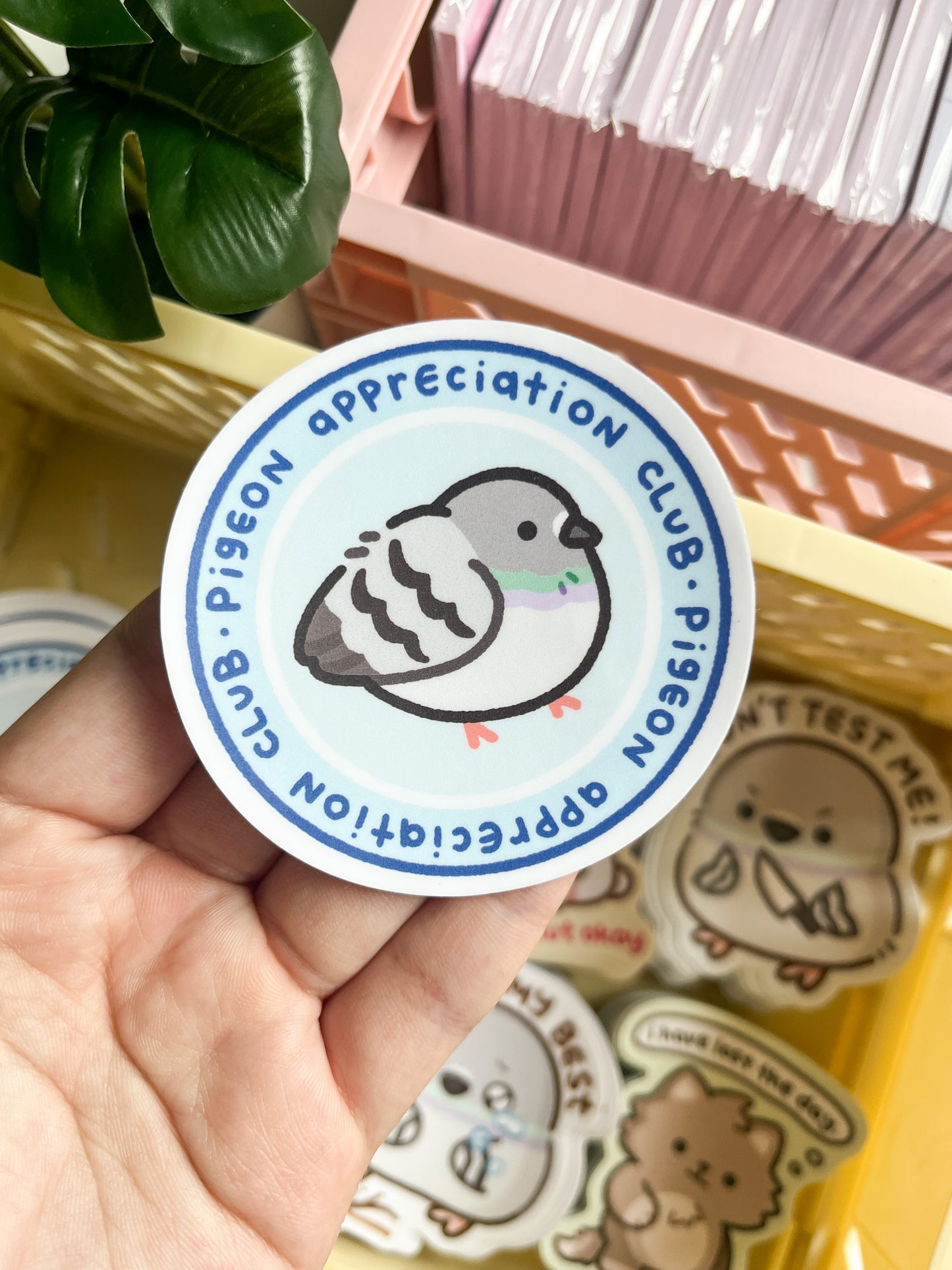 Pigeon Appreciation Club Matte Sticker