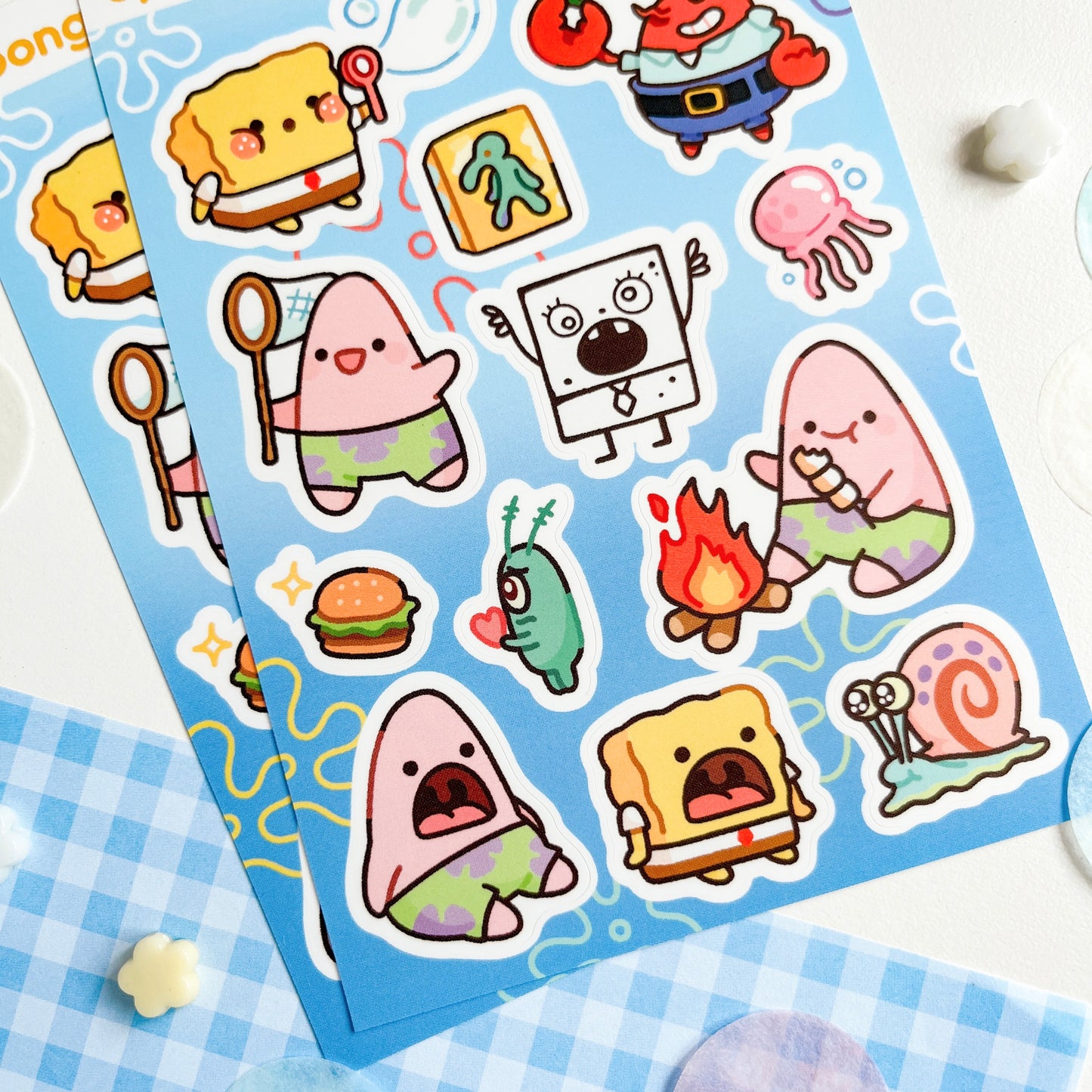 Spongebob Sticker Sheet