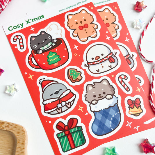 Cosy Christmas Sticker Sheet