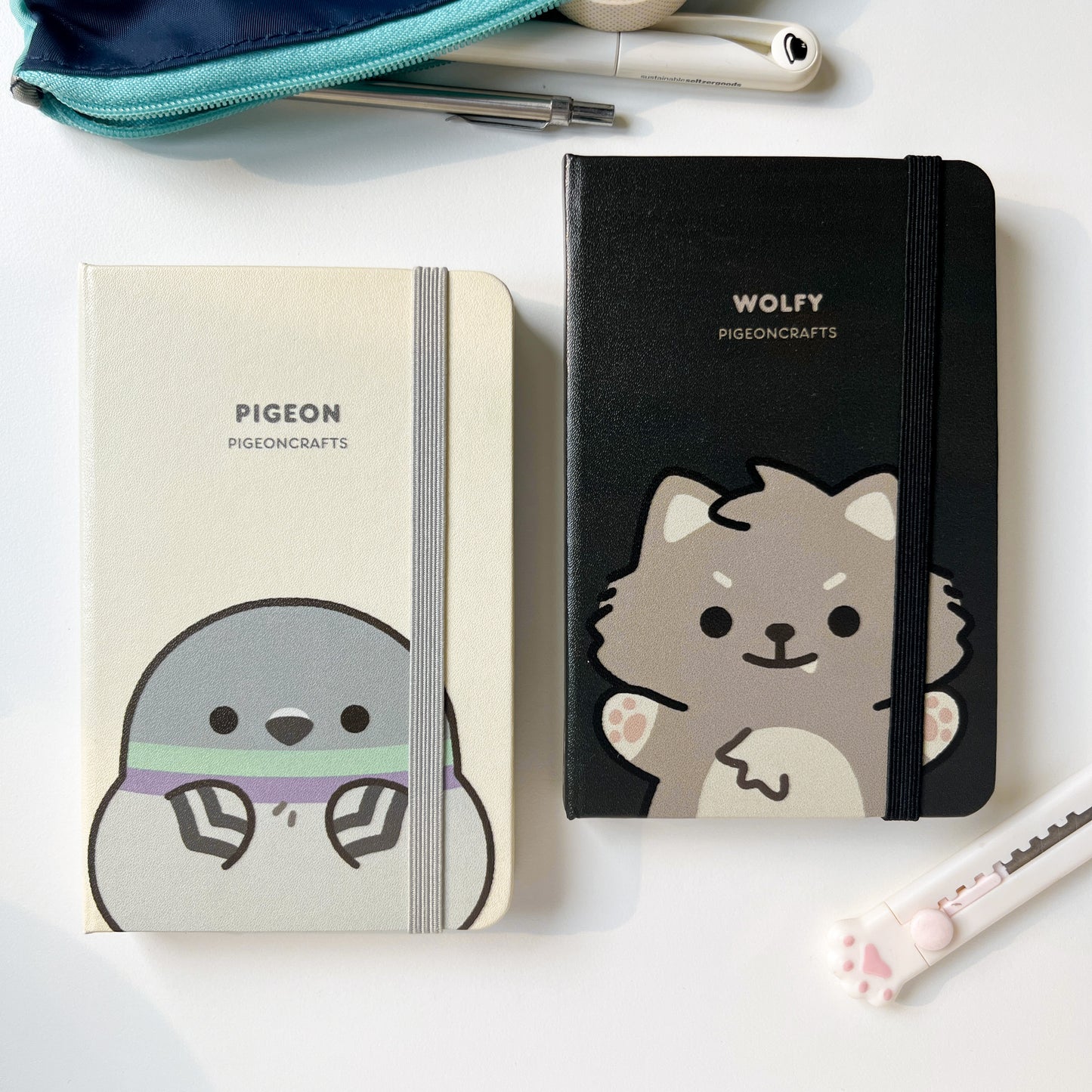 Wolfy A6 Lined Notebook