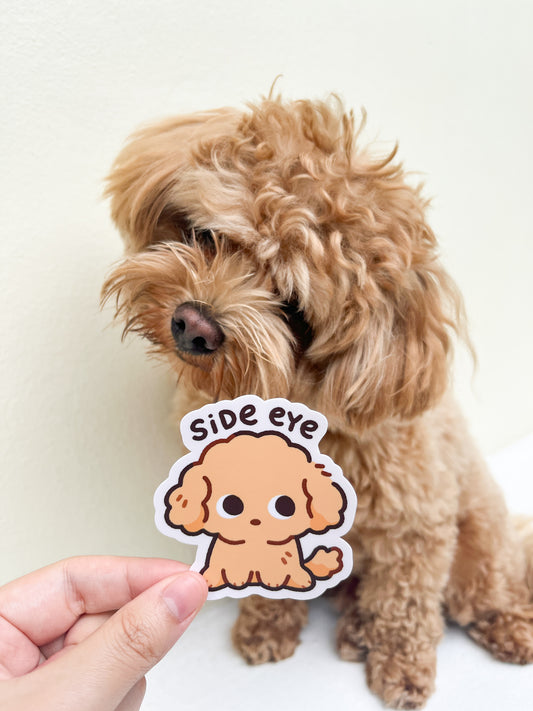 Bombastic Side Eye Potato Matte Sticker