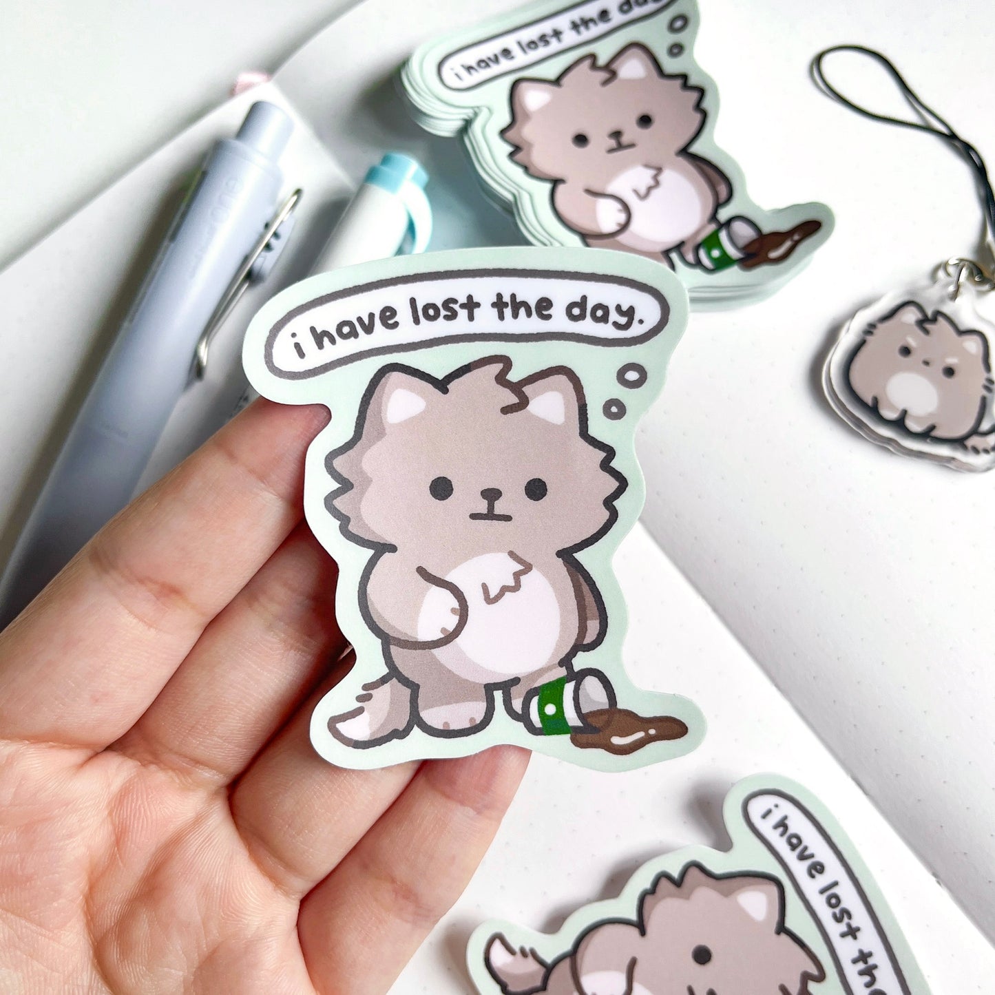 Lost The Day Matte Sticker