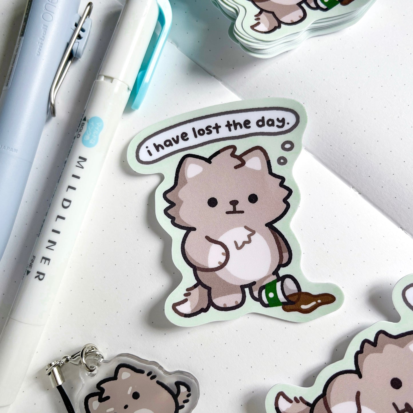 Lost The Day Matte Sticker