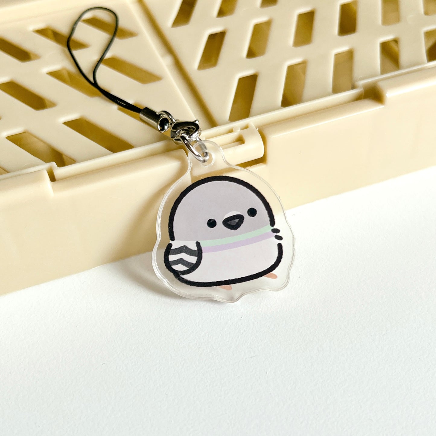 Mini Pigeon Keychain