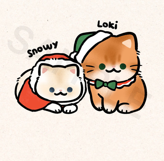 Custom Digital Pet Pawtrait