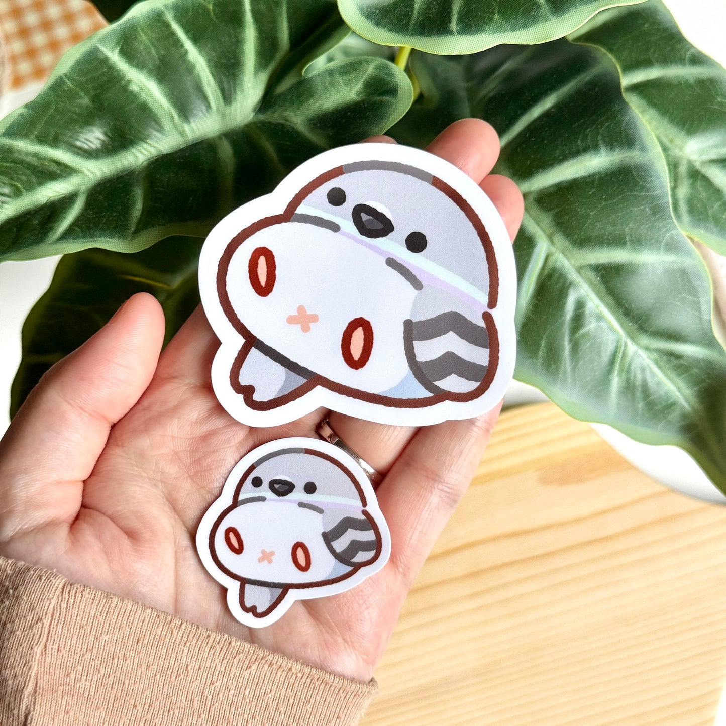 Chonky Pigeon Mini Matte Sticker