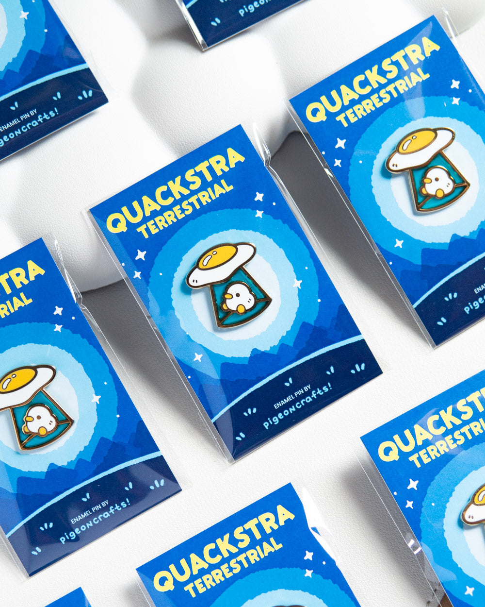 Quackstra-terrestrial UFO Duck Enamel Pin