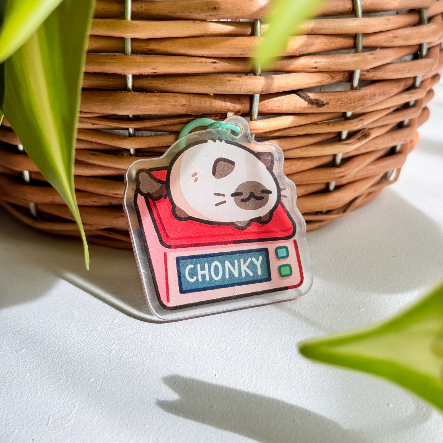 Chonky Cat Keychain