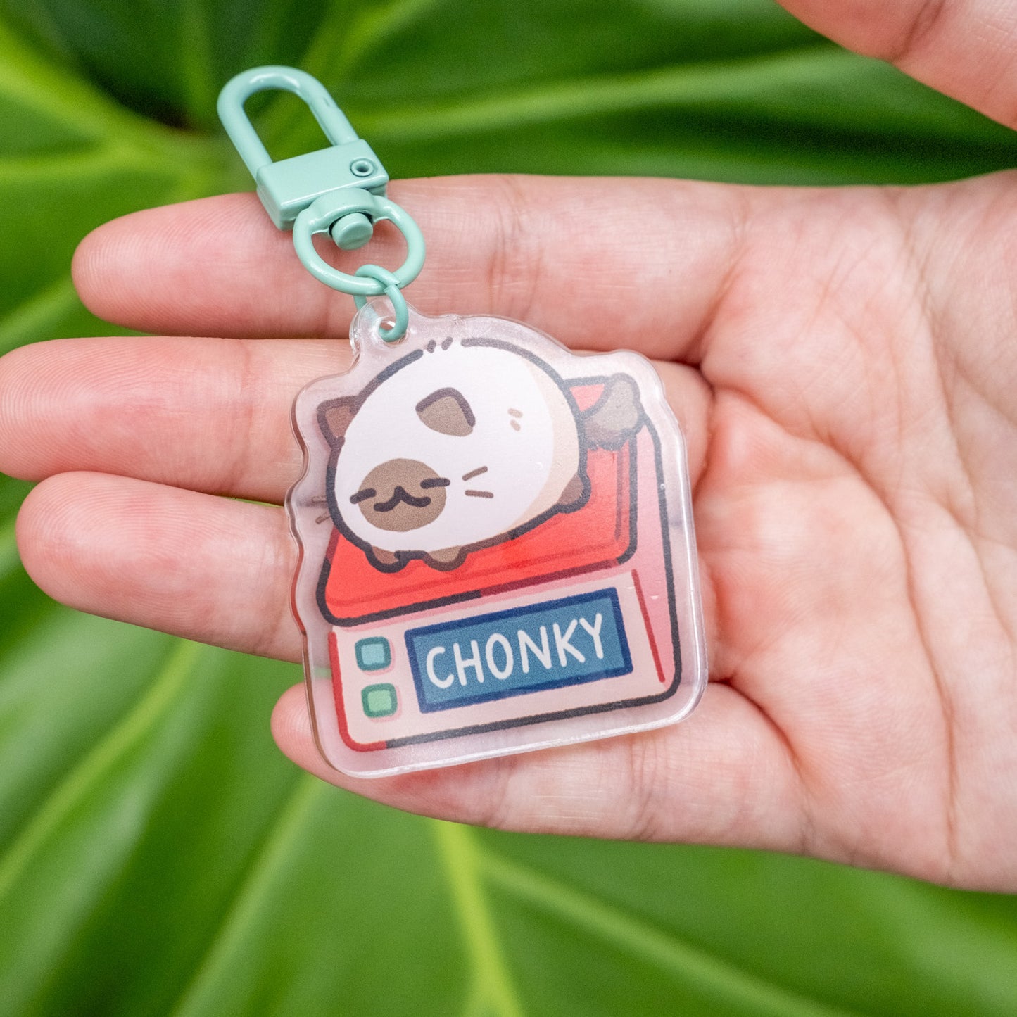 Chonky Cat Keychain