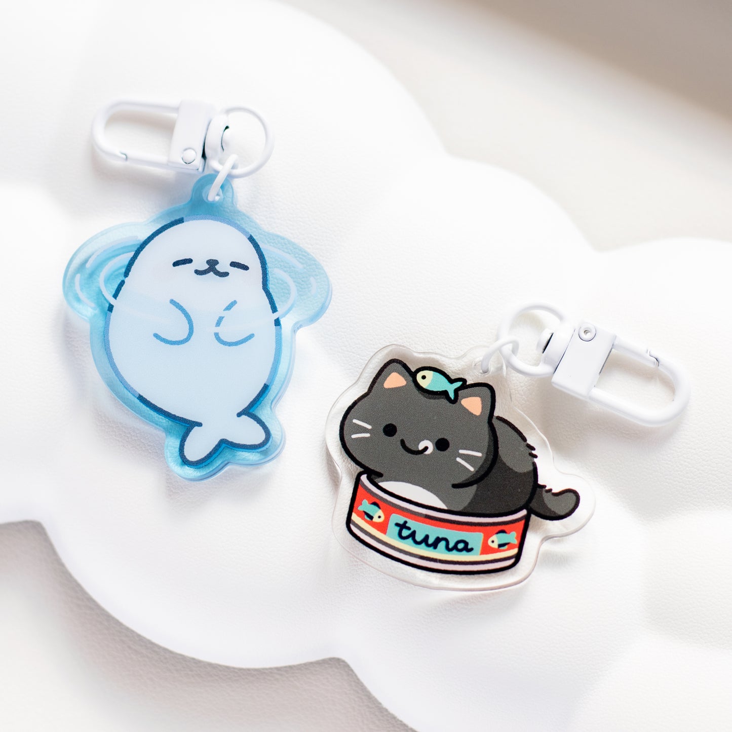 Floating Seal Keychain