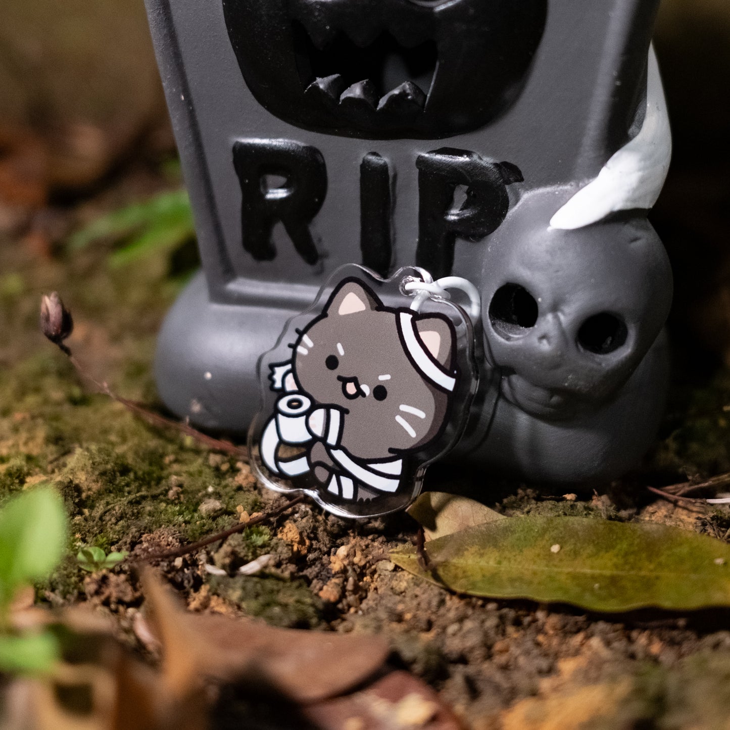 Tuxie Toilet Paper Mummy Keychain