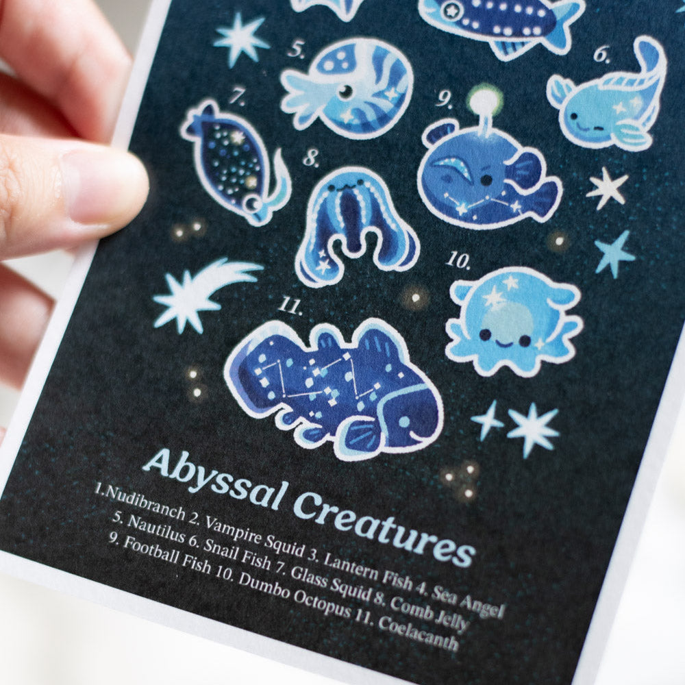 Abyssal Creatures Midnight Print