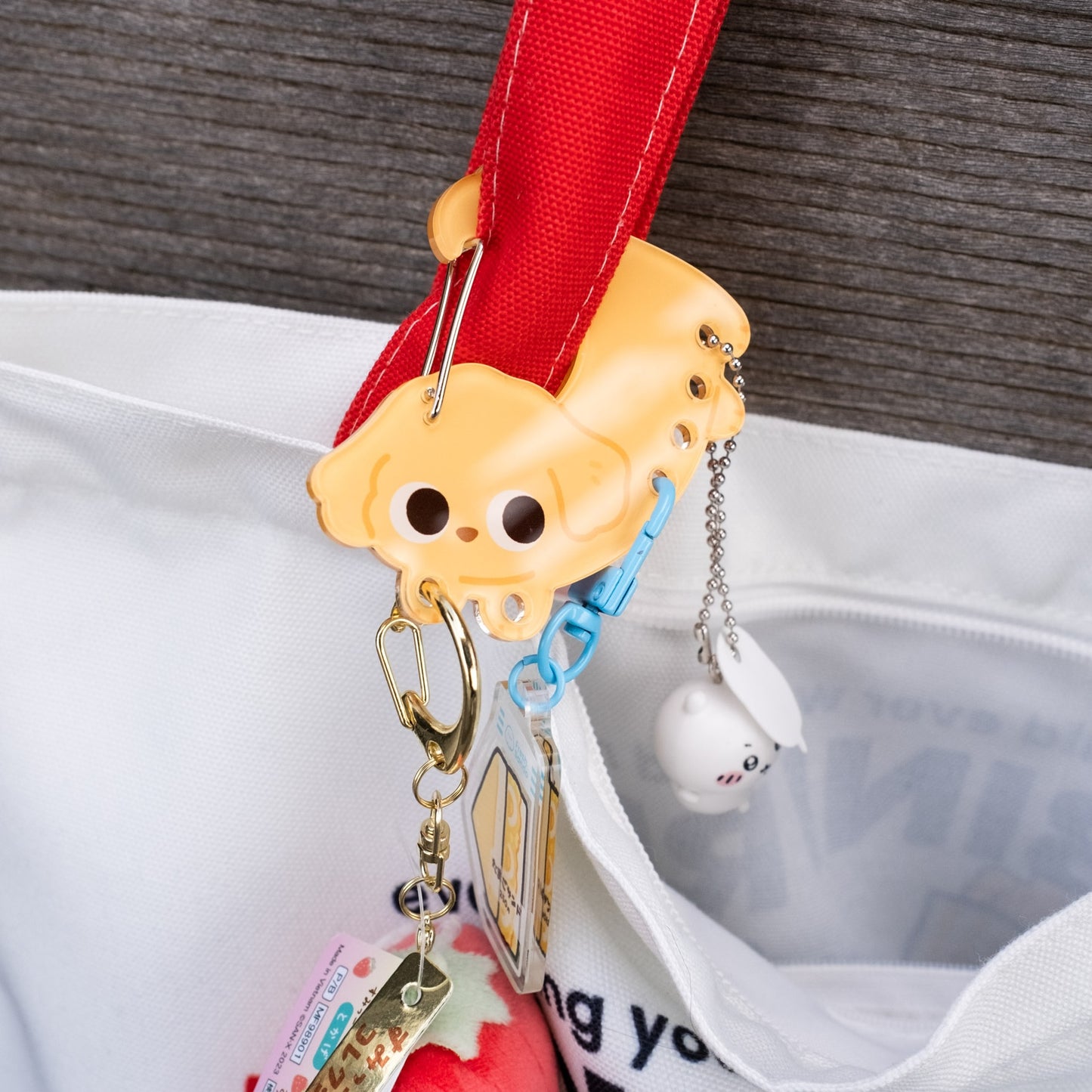 Potato Acrylic Carabiner