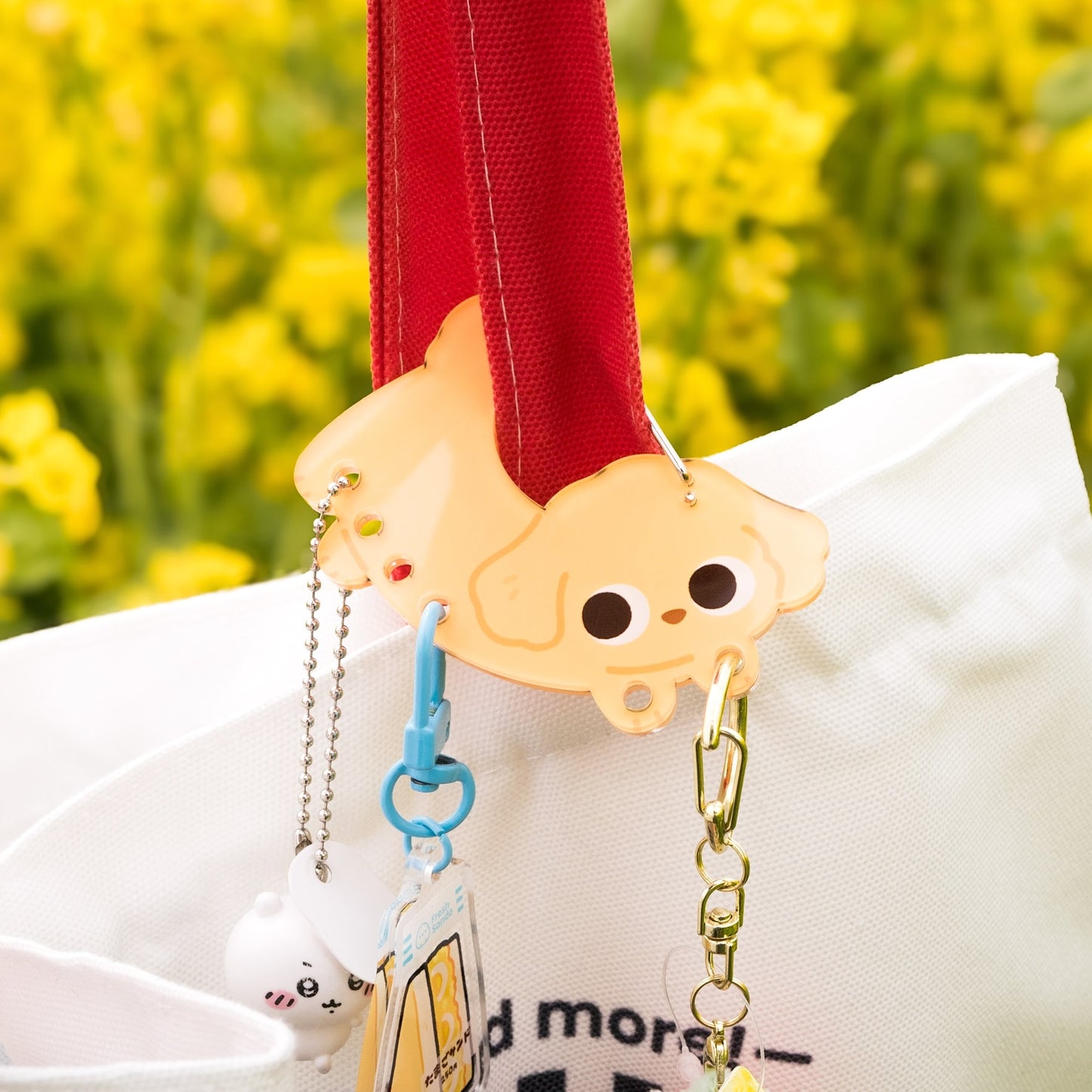 Potato Acrylic Carabiner