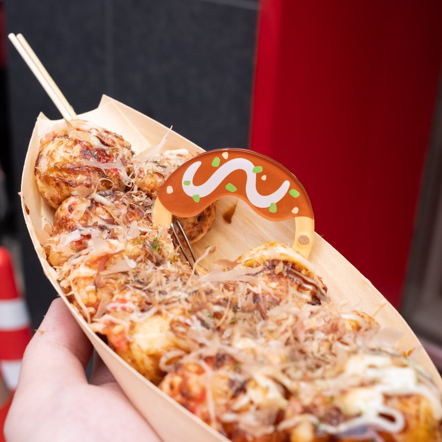 Takoyaki Acrylic Carabiner