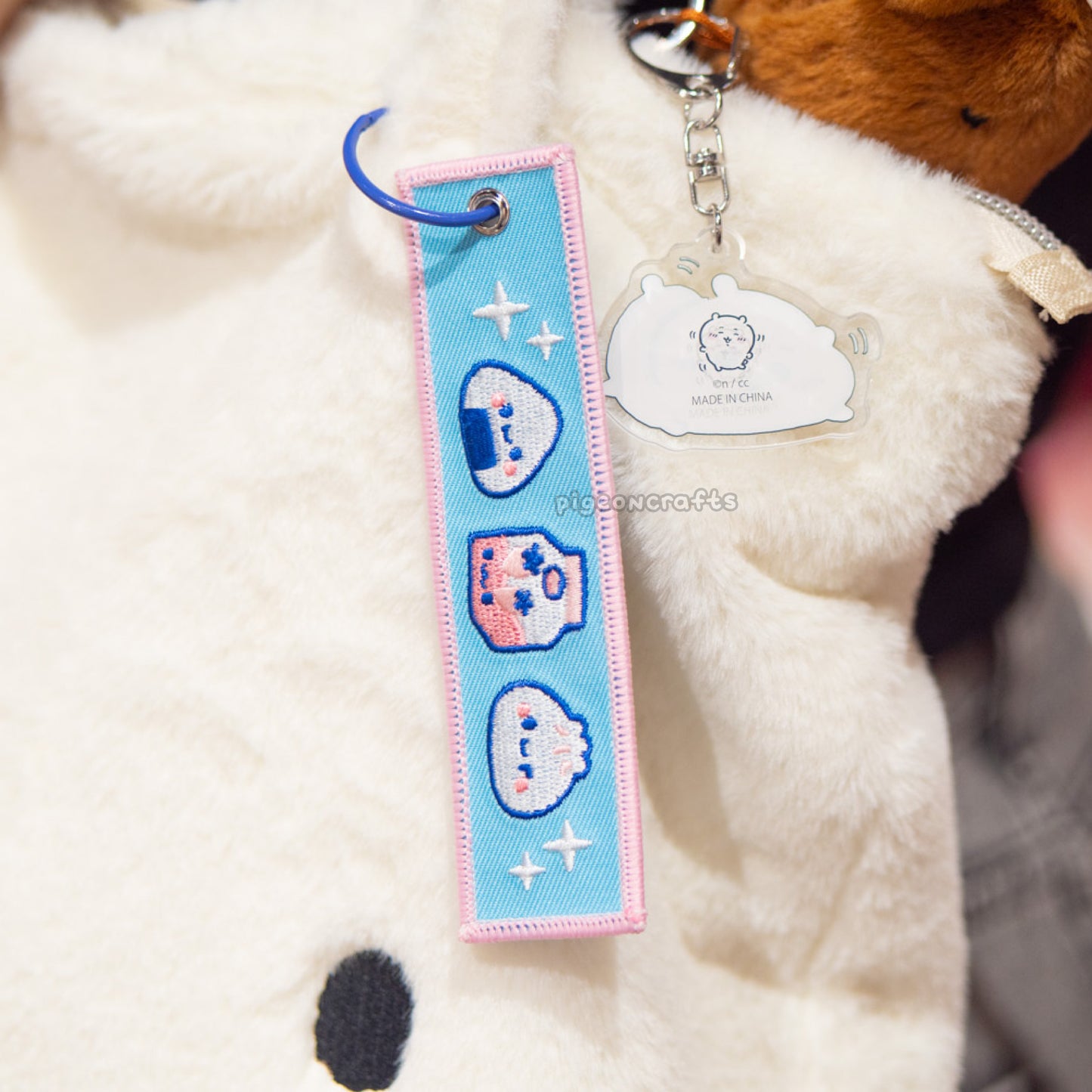 Konbini Klub Embroidered Keychain
