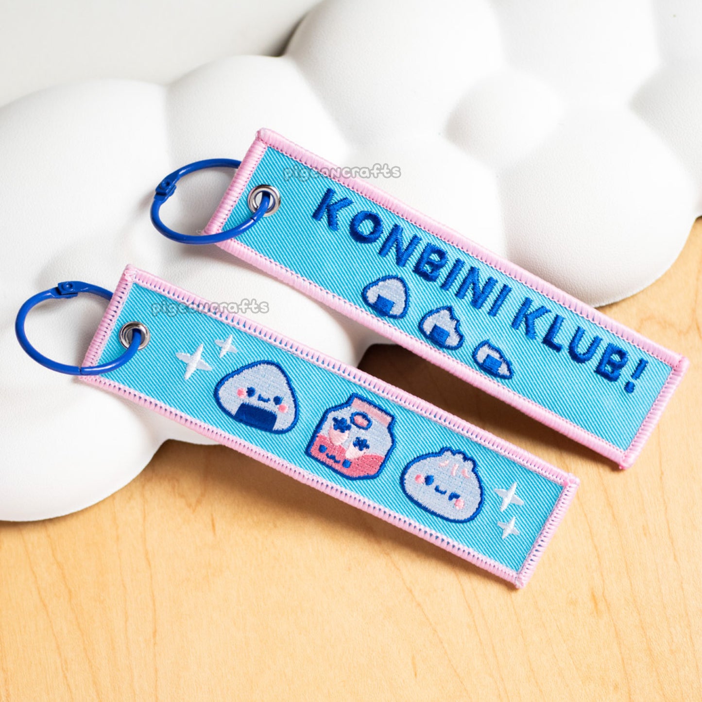 Konbini Klub Embroidered Keychain
