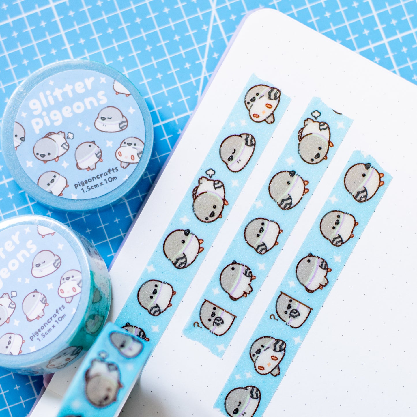 Pigeon Glitter Washi Tape