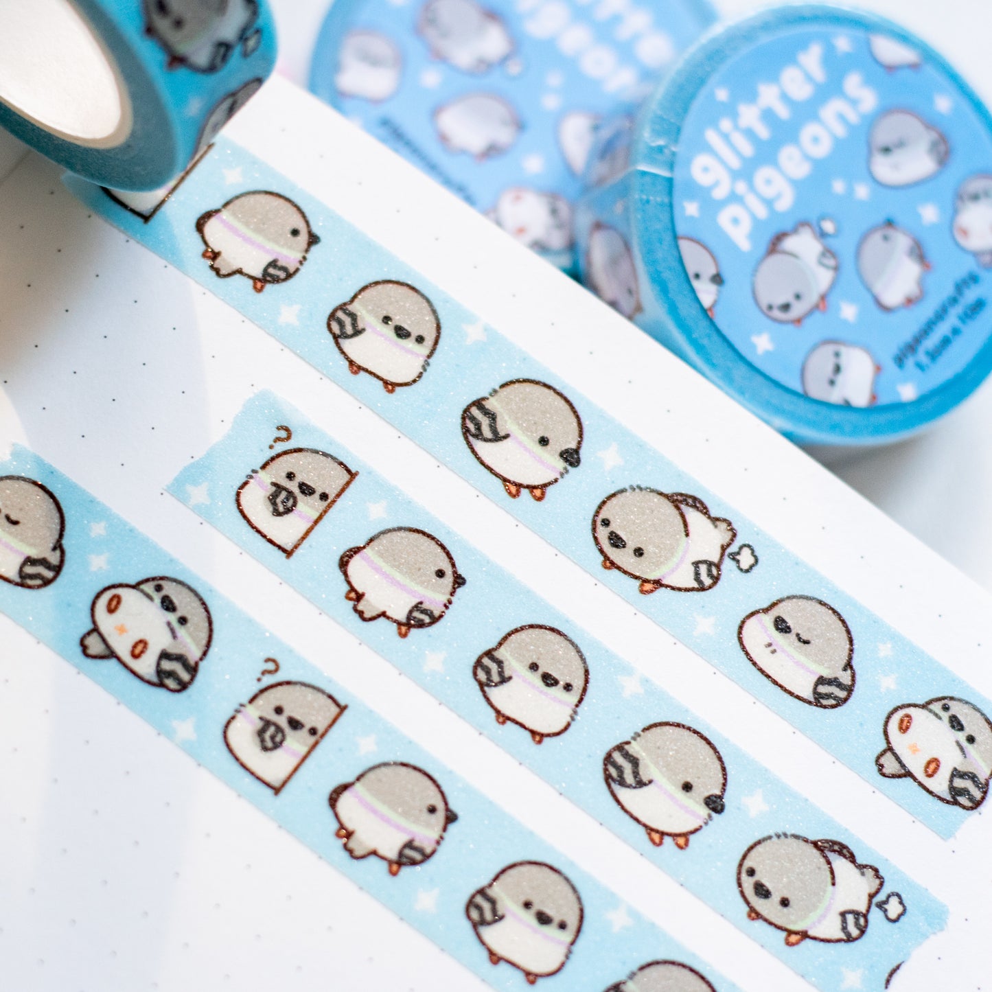Pigeon Glitter Washi Tape