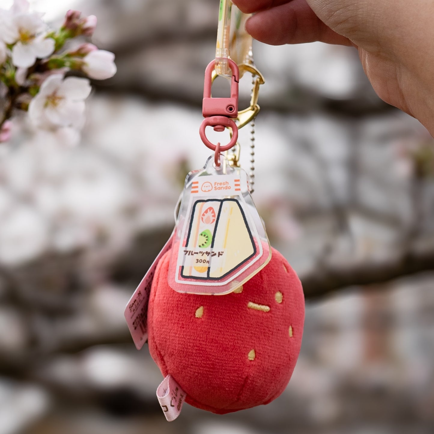 Fruit Sando Acrylic Keychain
