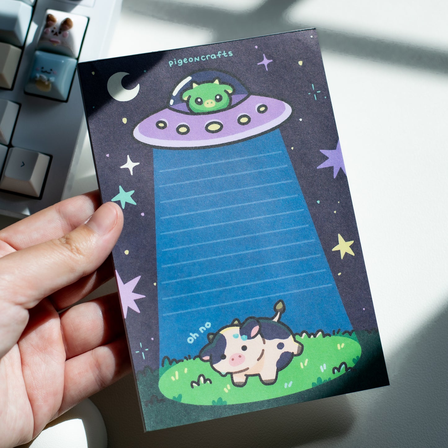 UFO Abduction Memo Pad (L)