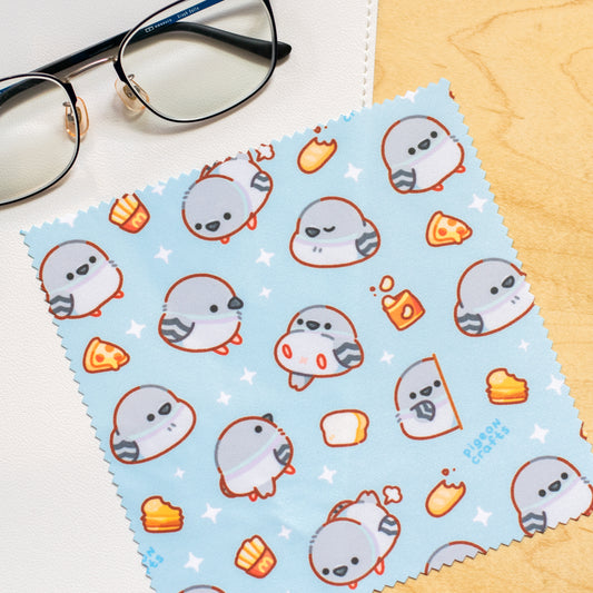 Pigeon Pattern Microfiber Cloth