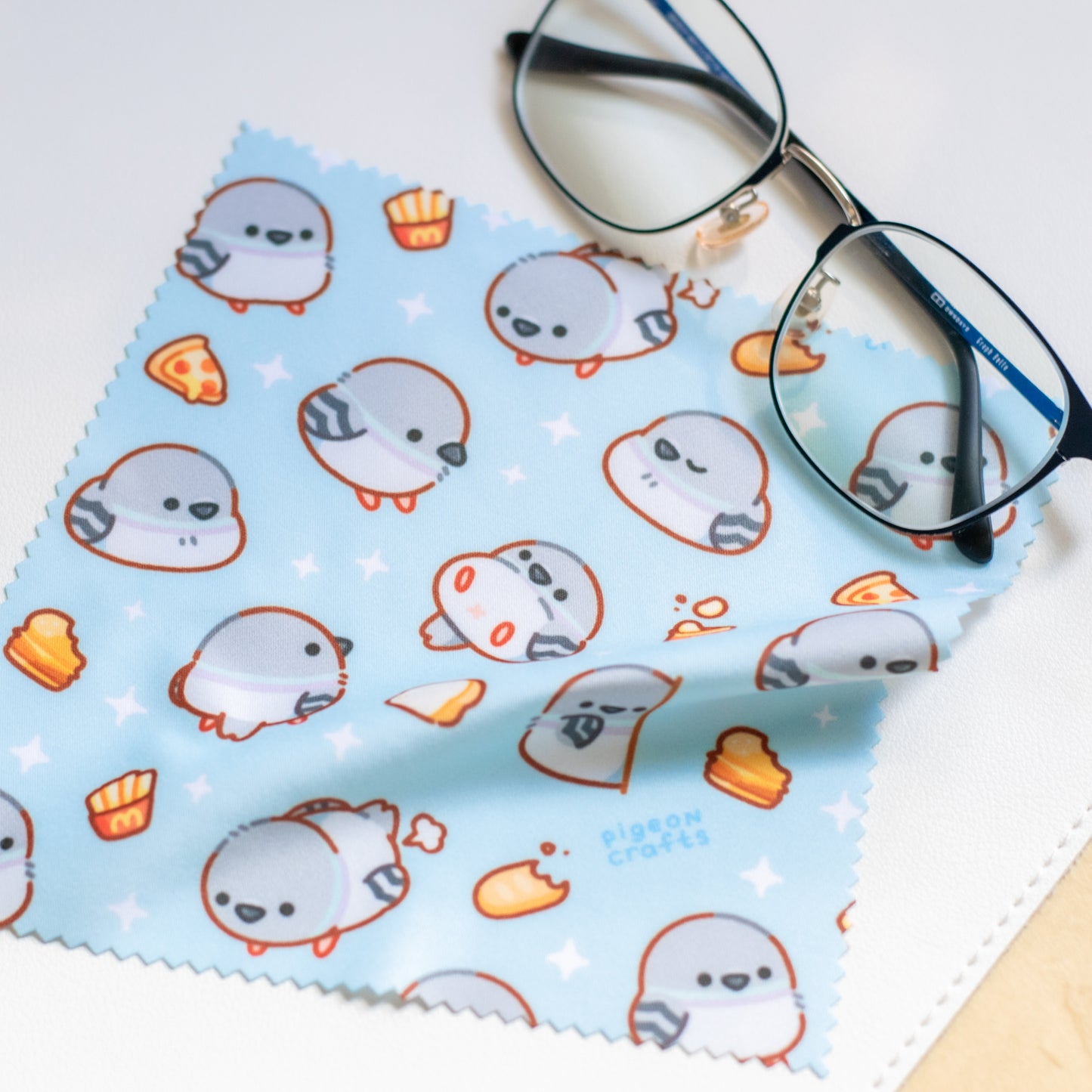 Pigeon Pattern Microfiber Cloth