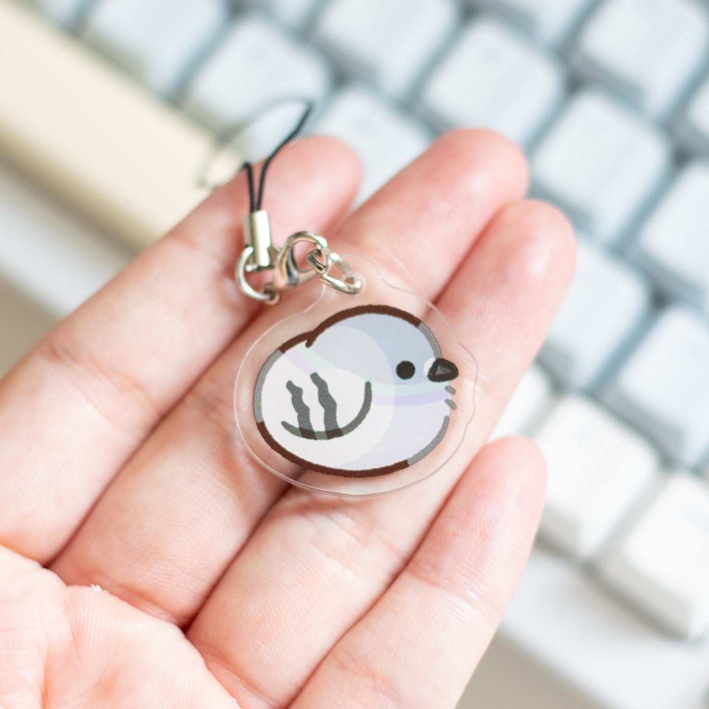 Mini Pigeon Borb Keychain