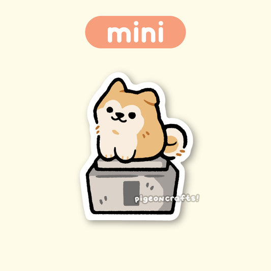 Shibuya's Hachiko Mini Matte Sticker