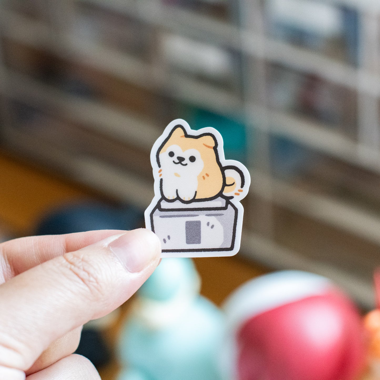 Shibuya's Hachiko Mini Matte Sticker