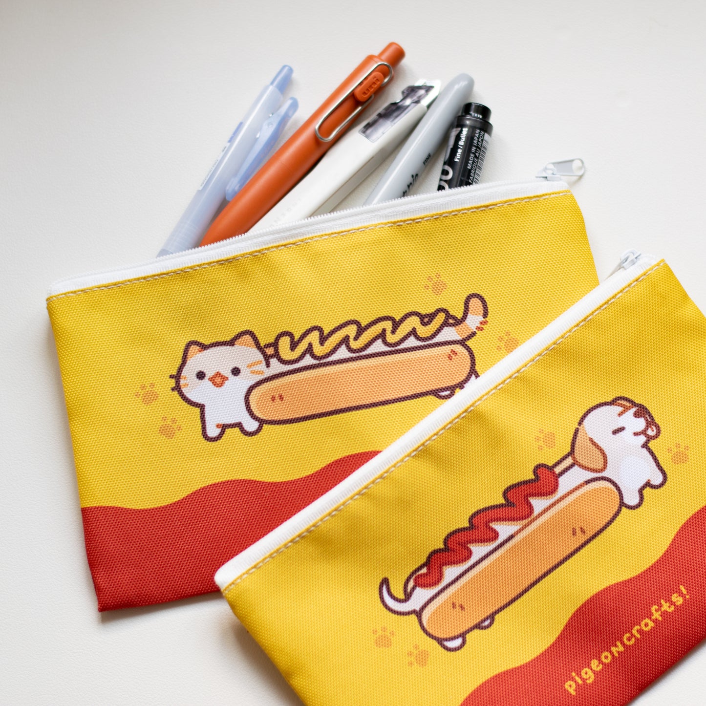 Long HotDogCat Pouch
