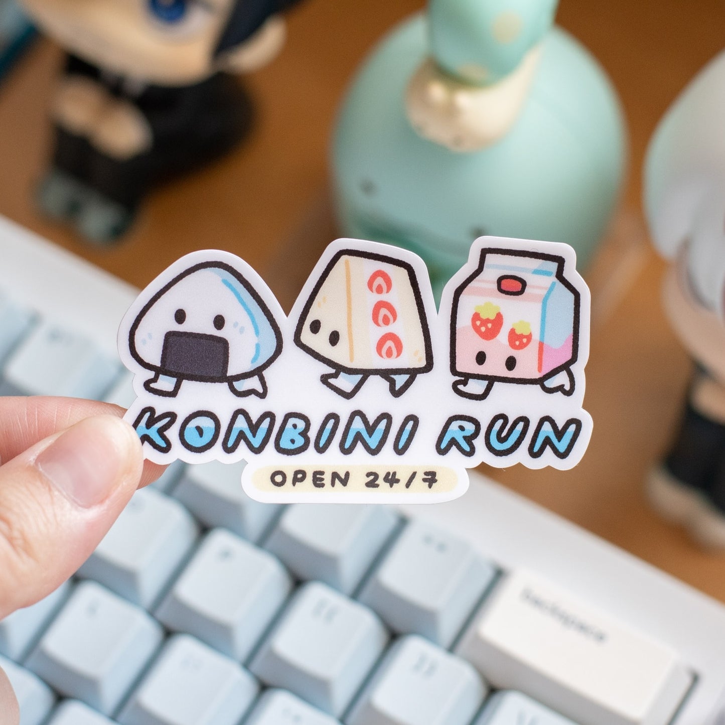 Konbini Supper Run Matte Sticker