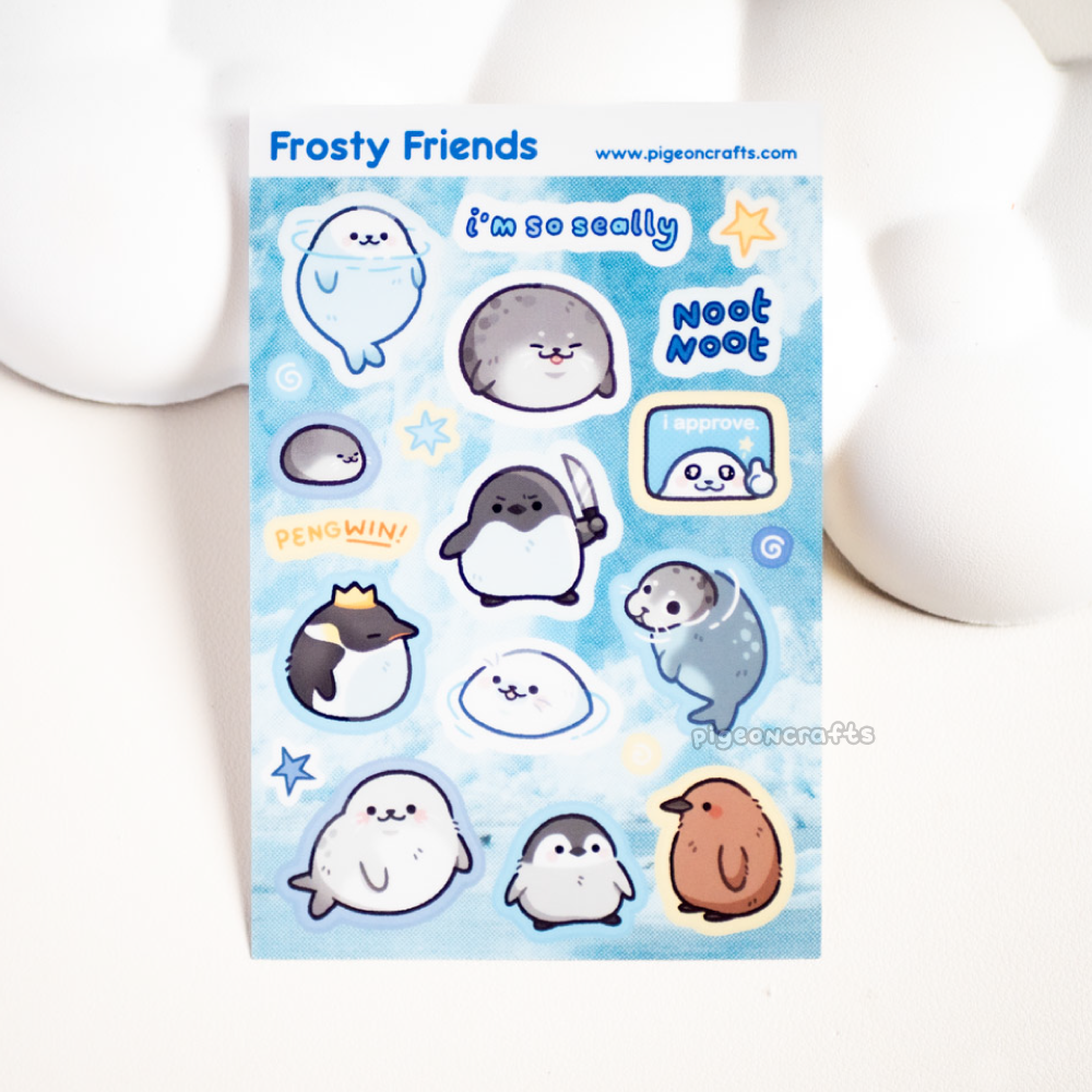 Frosty Friends Sticker Sheet
