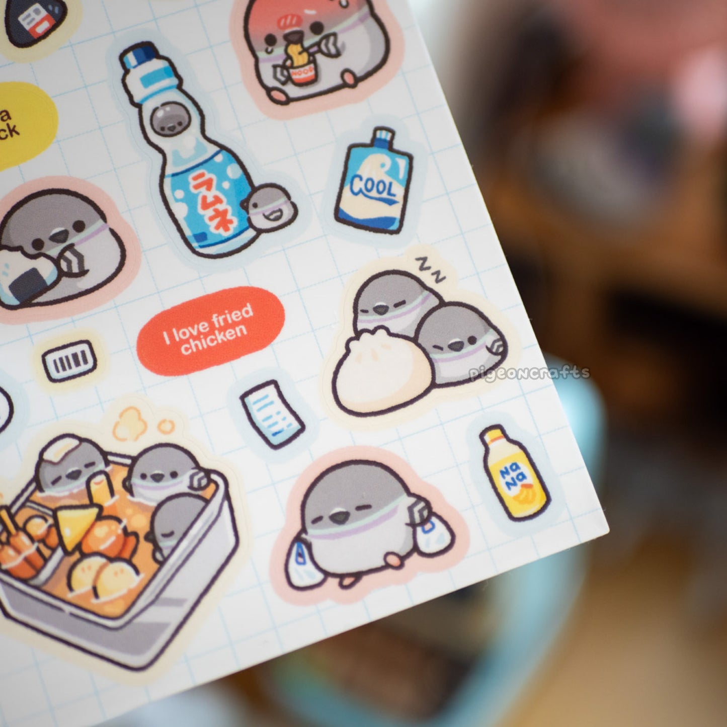 HatoMart Sticker Sheet