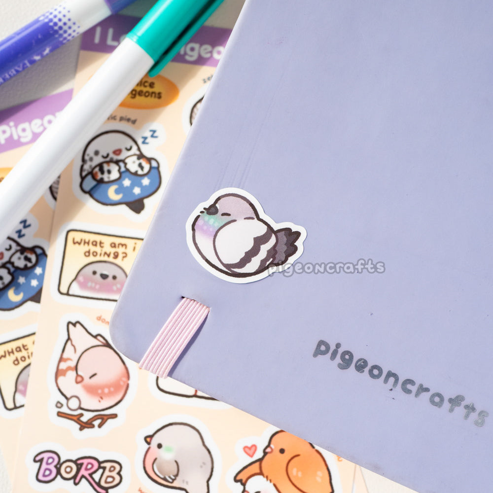 I Love Pigeons! Sticker Sheet