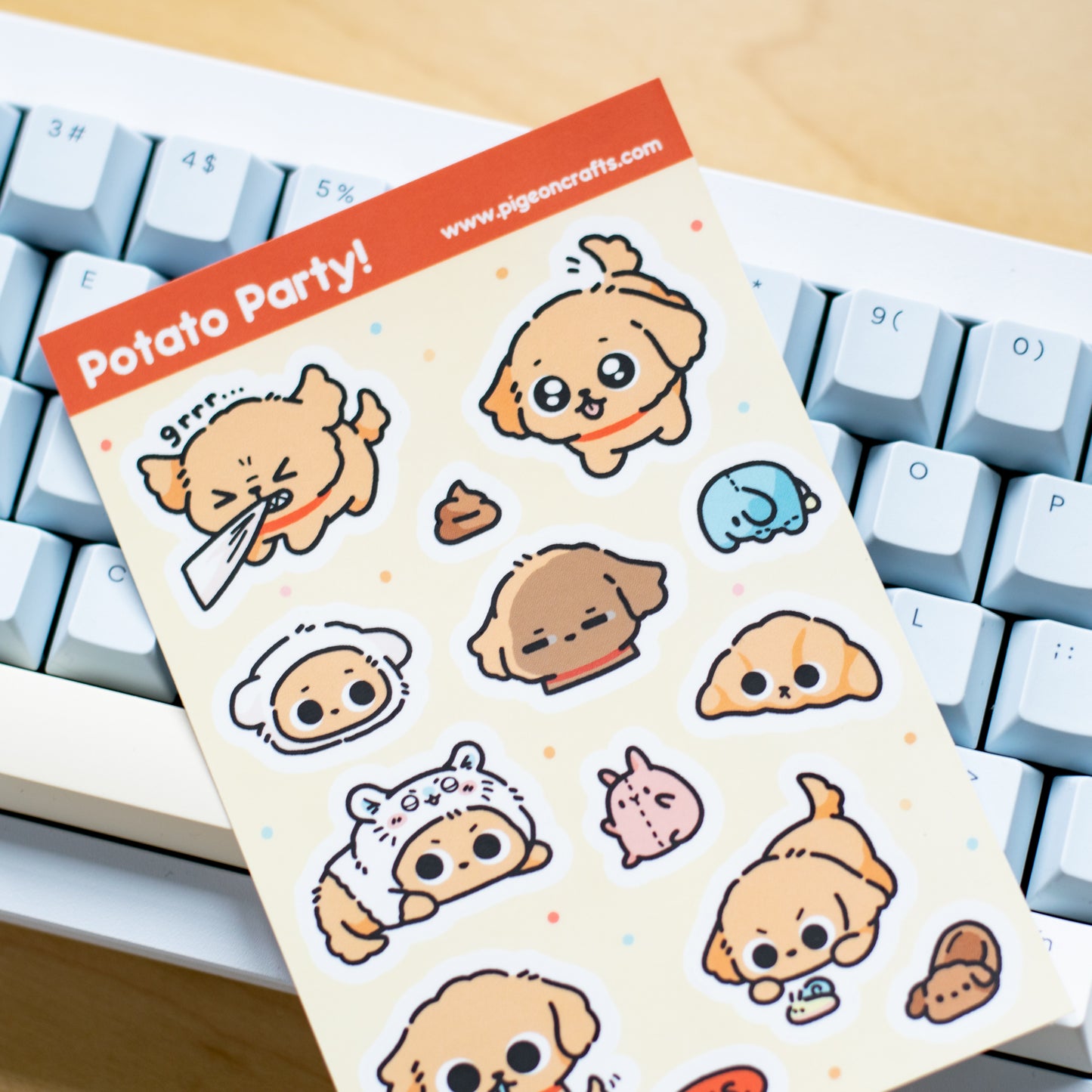 Potato Party Sticker Sheet