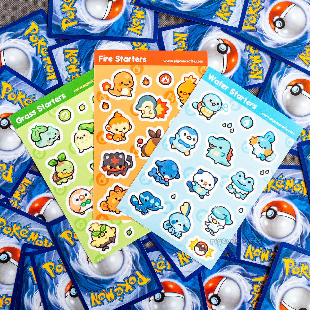 Grass Starters Sticker Sheet