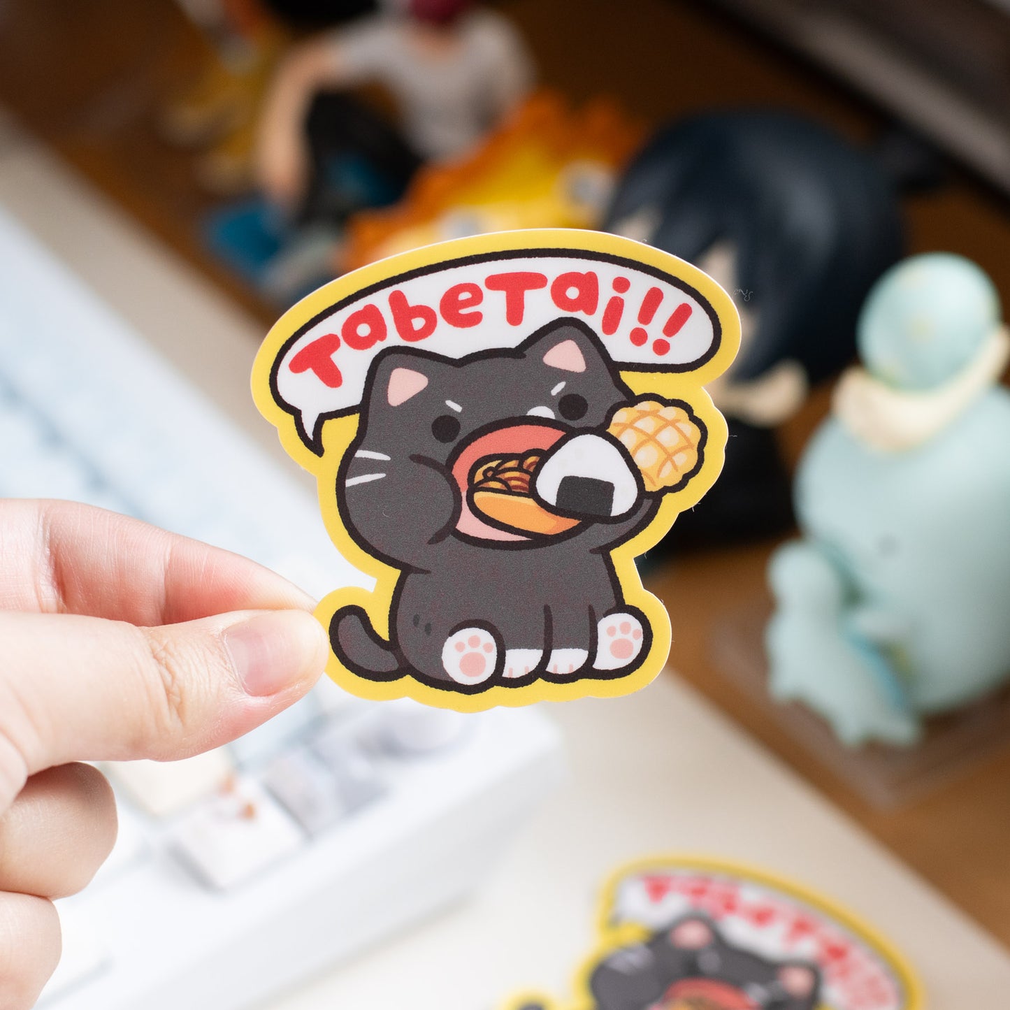 Tuxie Tabetai! Matte Sticker