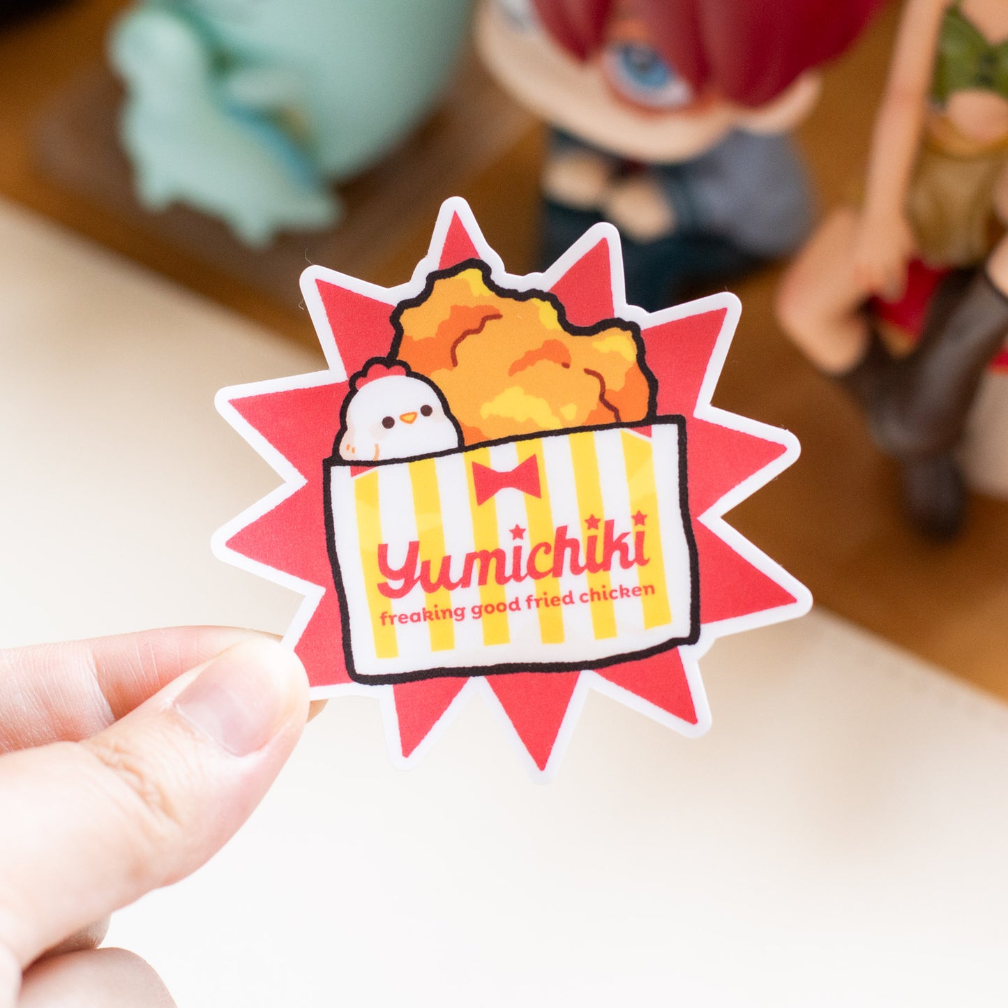 Yumichiki Freaking Good Chicken! Matte Sticker