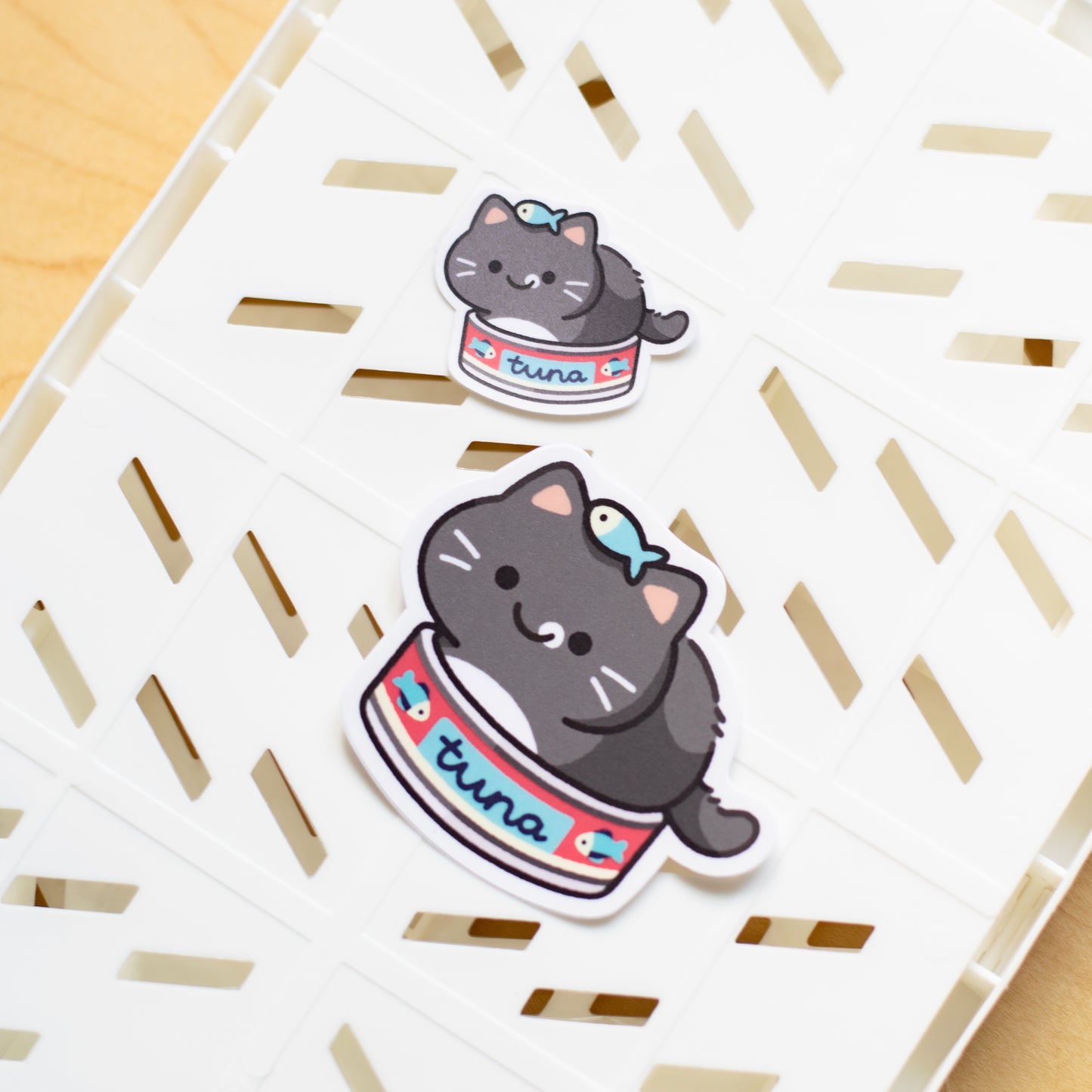 Tuxie Tuna Can Mini Matte Sticker