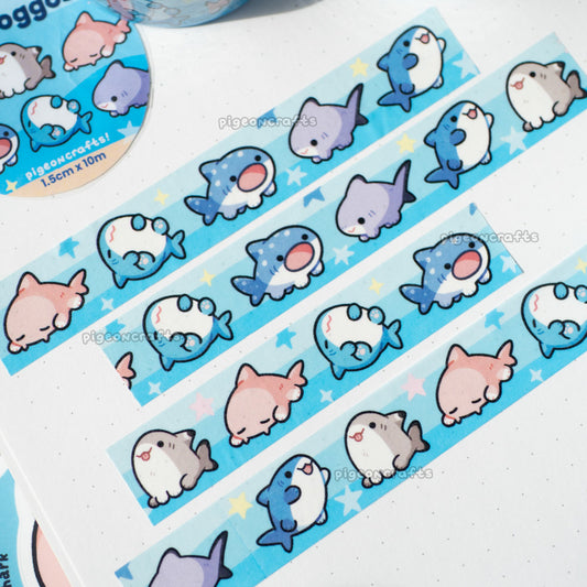 Sharks are Sea Doggos Washi Tape