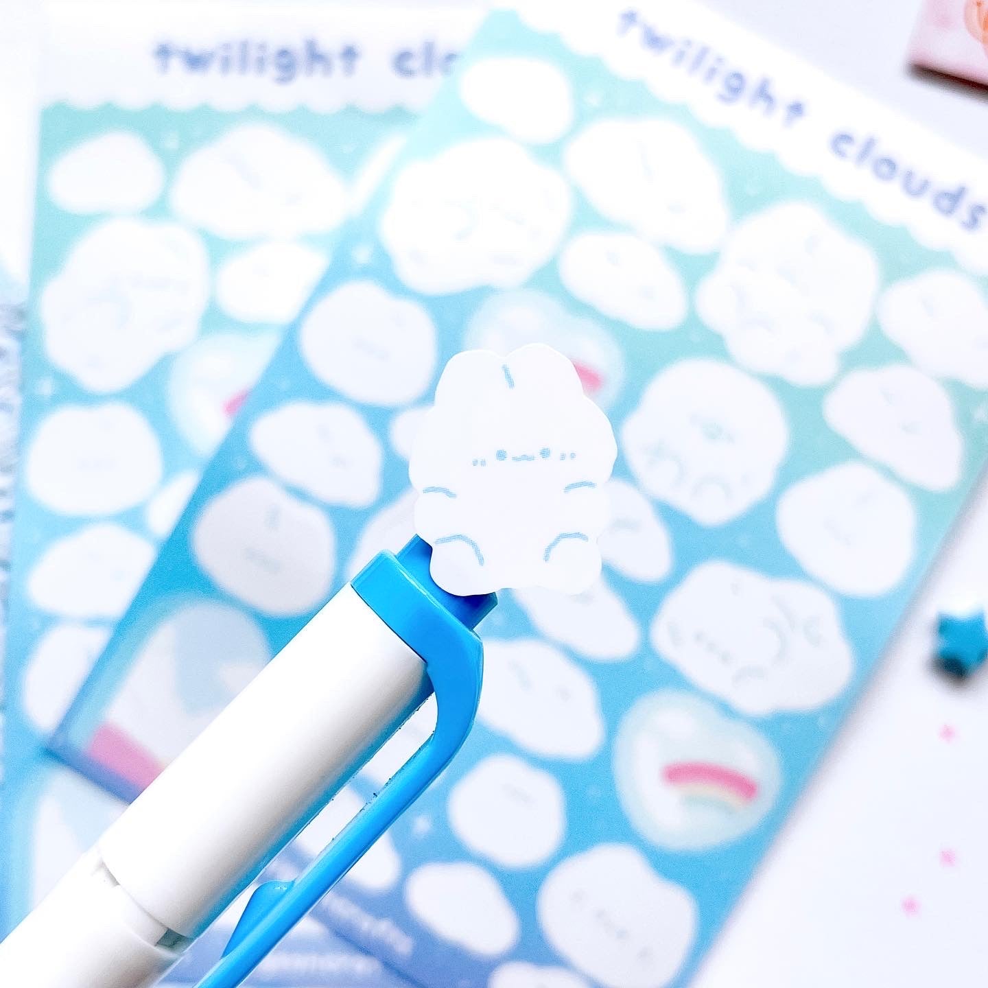 Twilight Clouds Vinyl Sticker Sheets