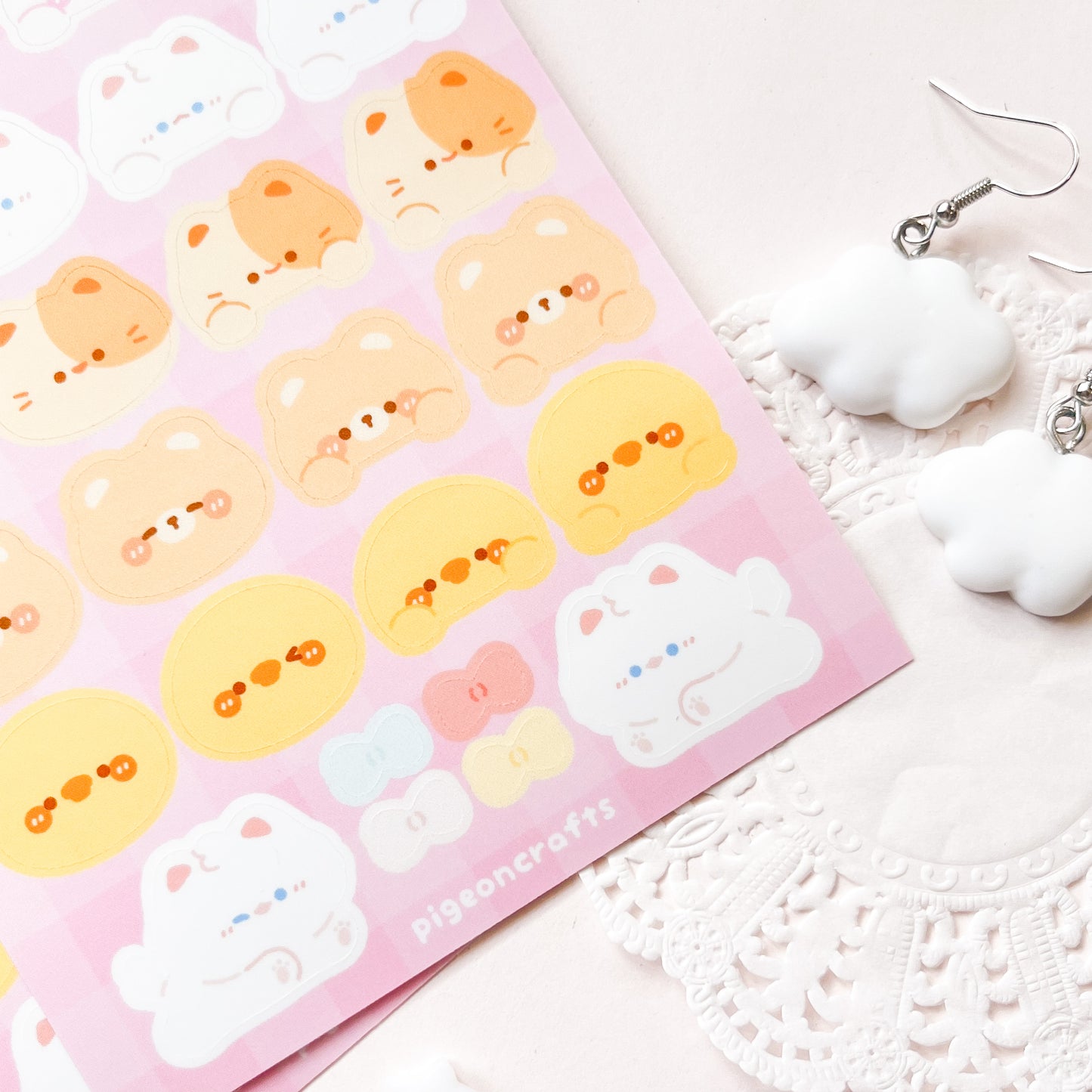 Floofy Fam Peepers Vinyl Sticker Sheets