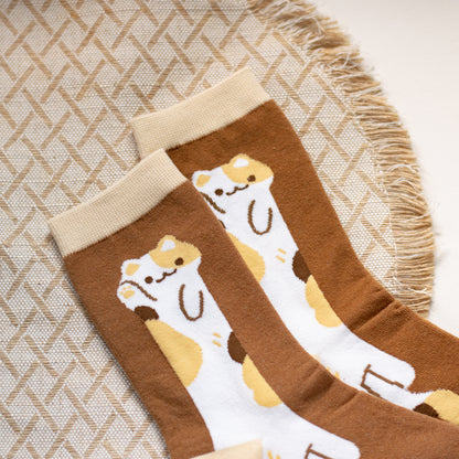 Long Cats Socks (Calico)