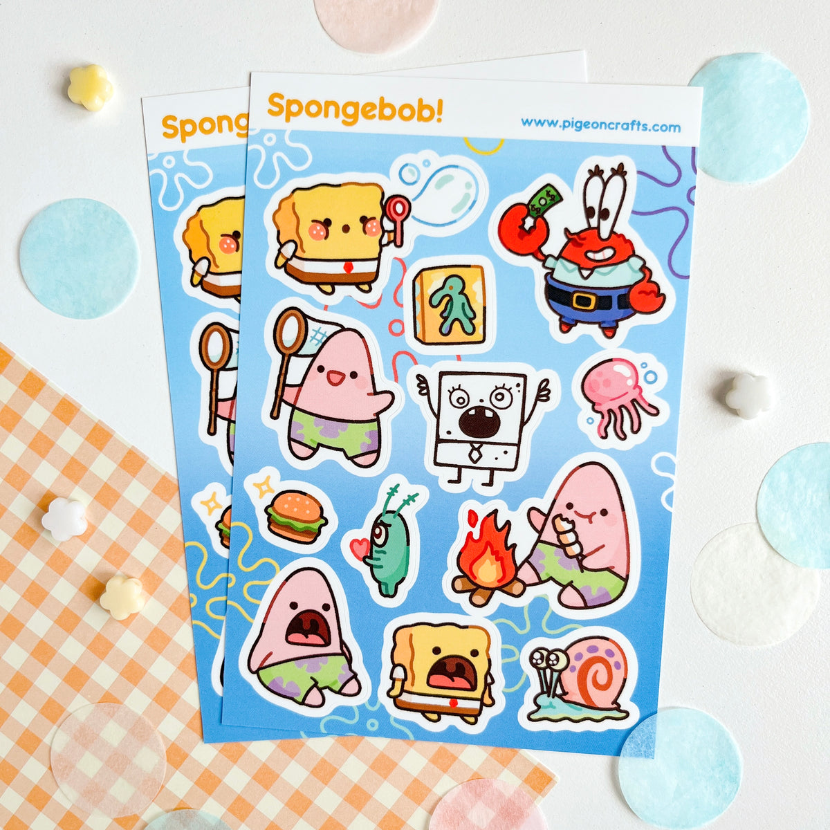 Spongebob Sticker Math Spongebob Sticker Sheet – Pigeon Crafts
