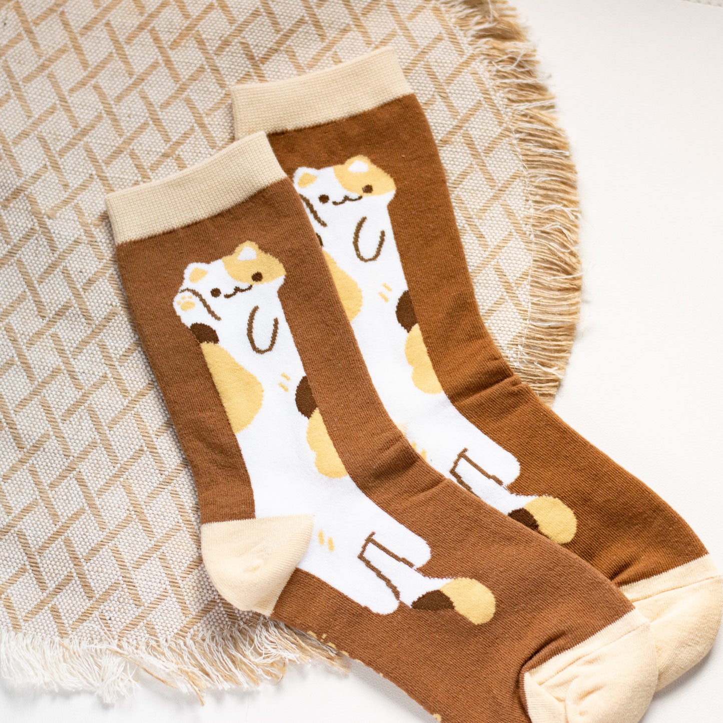 Long Cats Socks (Calico)