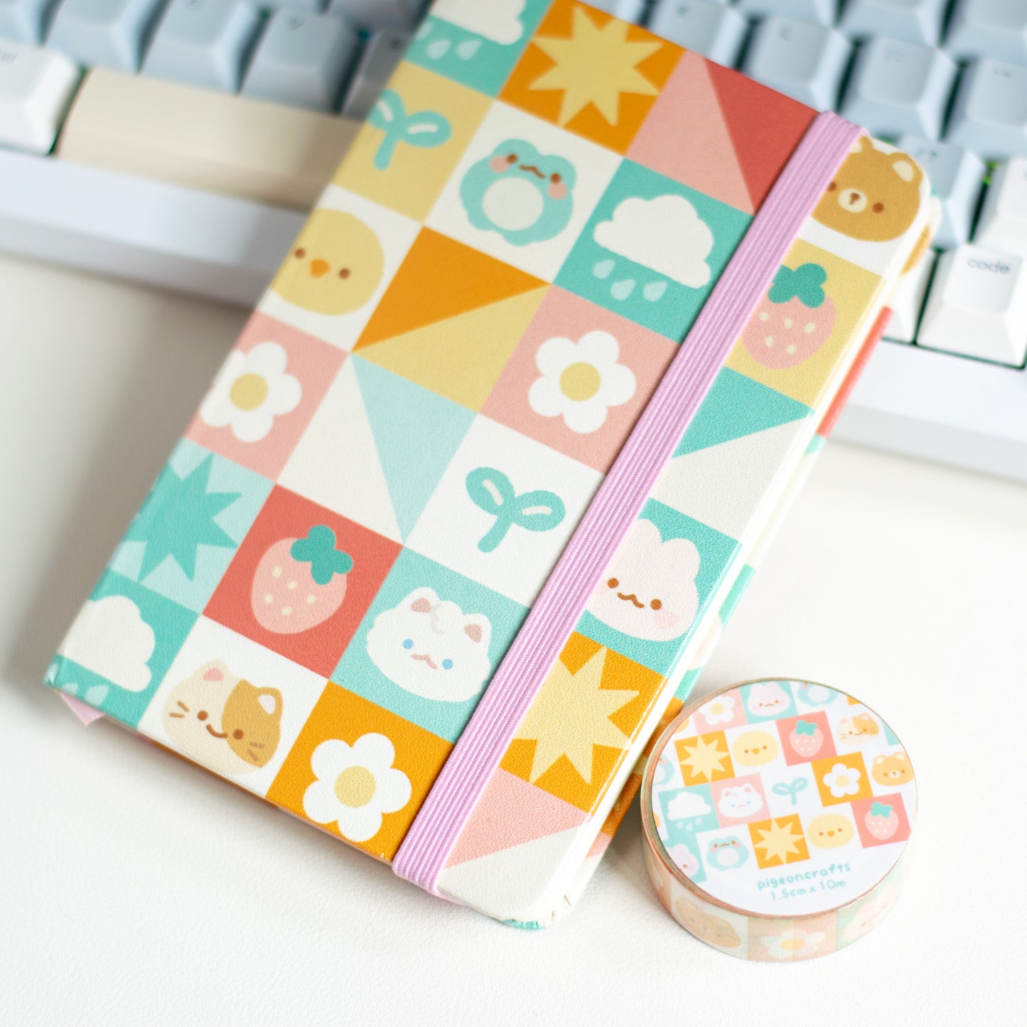 Pastel Patchwork 15mm*10m Washi Tape