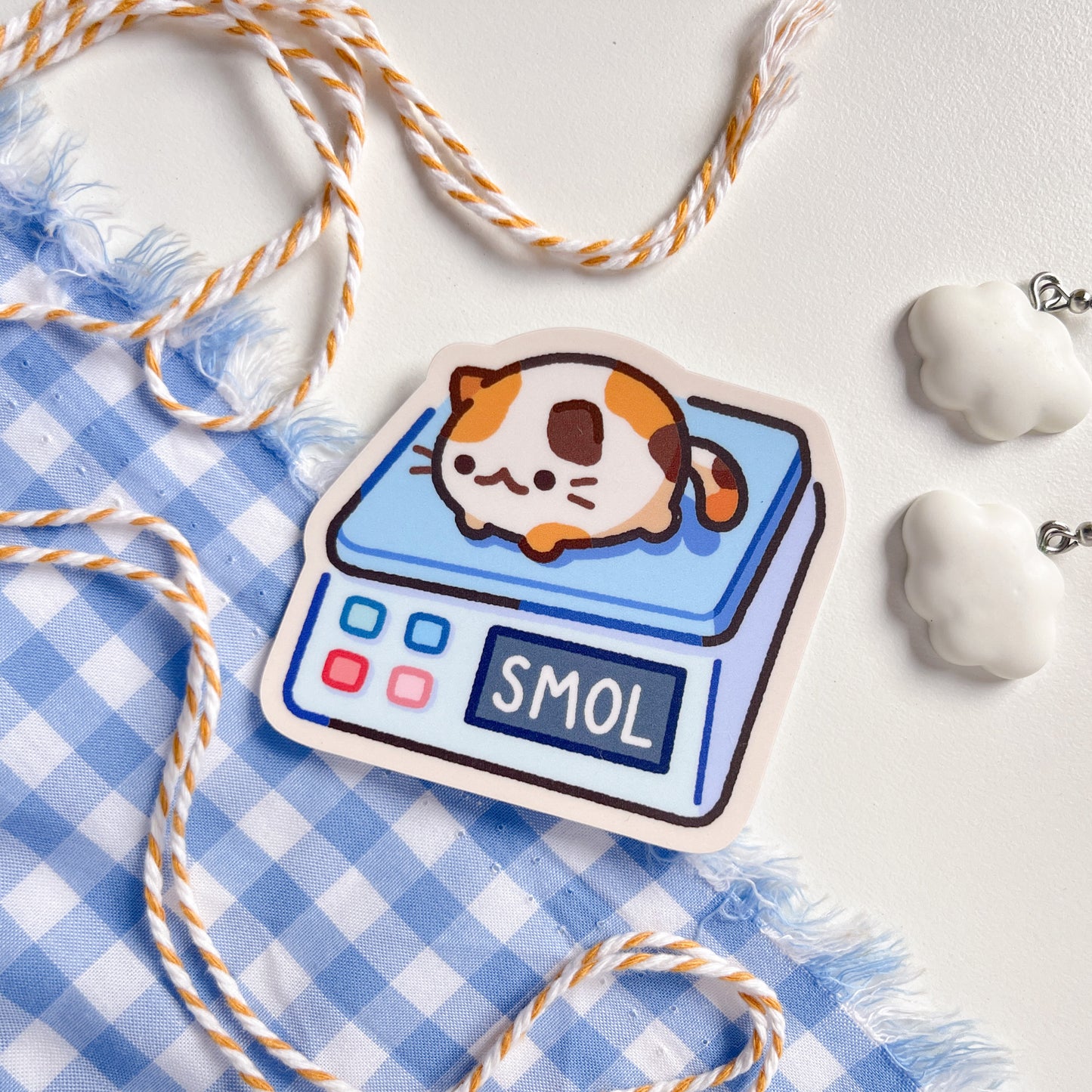 Smol Cat Matte Sticker