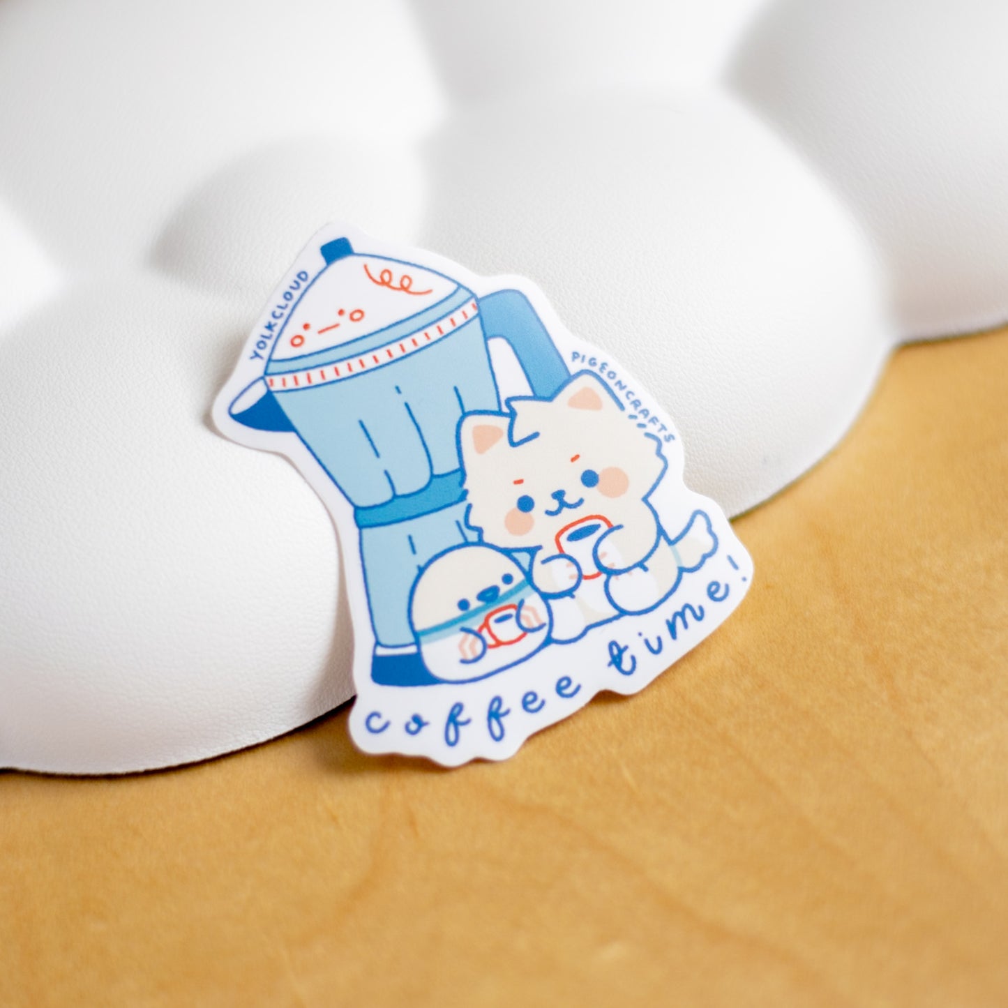 [Yolkcloud x Pigeoncrafts] Limited Edition Collab Sticker