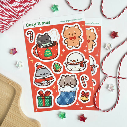 Cosy Christmas Sticker Sheet